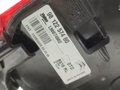 Second-hand car spare part right tailgate light for citroen c3 elle oem iam references 9812257480  