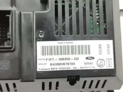 Автозапчастина б/у багатофункційний дисплей для ford focus iii 1.5 tdci посилання на oem iam f1ft18b955gd  