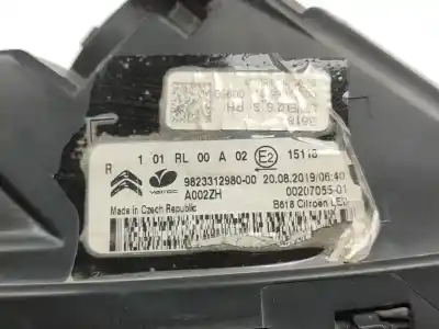 Pezzo di ricambio per auto di seconda mano pilota anteriore destro per citroen c3 elle riferimenti oem iam 9823312980  