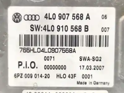 İkinci el araba yedek parçası elektronik modül için audi q7 (4l) 3.0 tdi oem iam referansları 4l0907568a  