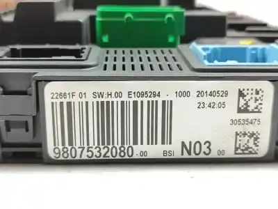 Second-hand car spare part electronic module for peugeot 2008 (--.2013->) active oem iam references 9807532080  