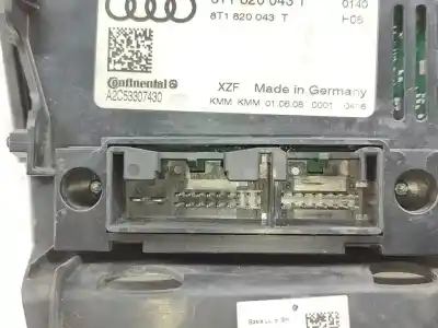 Peça sobressalente para automóvel em segunda mão comando de sofagem (chauffage / ar condicionado) por audi a4 b8 (8k2) 2.0 tdi referências oem iam 8t1820043t   Peça sobressalente para automóvel em segunda mão comando de sofagem (chauffage / ar condicionado) por audi a4 b8 (8k2) 2.0 tdi referências oem iam 8t1820043t