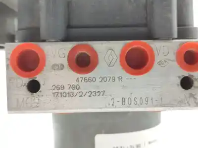 İkinci el araba yedek parçası abs için renault kangoo ii (f/kw0) profesional 75 cv / 55 kw oem iam referansları 476602079r  