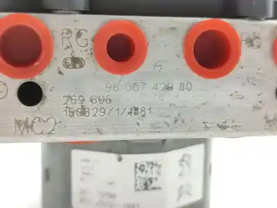 Pezzo di ricambio per auto di seconda mano abs per citroen c4 picasso feel riferimenti oem iam 9806742980  