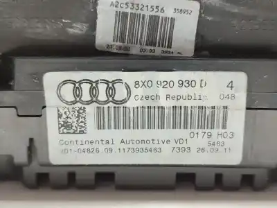 Peça sobressalente para automóvel em segunda mão quadrante por audi a1 (8x) ambition referências oem iam 8x0920930d  