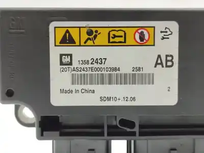 Peça sobressalente para automóvel em segunda mão centralina de airbag por chevrolet orlando ls referências oem iam 13582437  