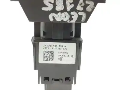 Peça sobressalente para automóvel em segunda mão interruptor 4 piscas - emergência por seat leon (5f1) 1.6 tdi referências oem iam 5f0953235a  