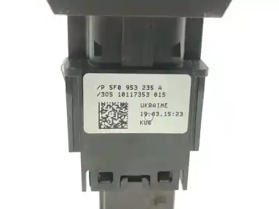 Second-hand car spare part HAZARD WARNING LIGHTS for SEAT LEON (5F1) 1.6 TDI OEM IAM references 5F0953235A  