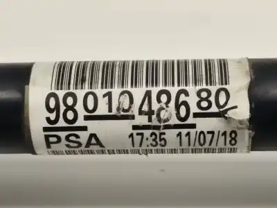 Автозапчасти б/у ПЕРЕДНЯЯ ПРАВАЯ ТРАНСМИССИЯ за CITROEN C4 CACTUS VAN (0B_, 0P_)  ссылки OEM IAM 9801048680  