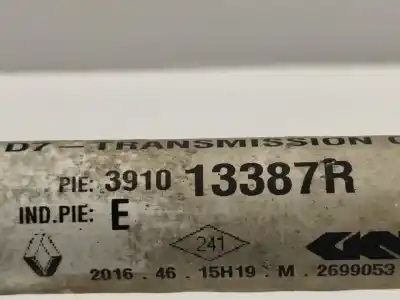 Автозапчастина б/у передня ліва трансмісія для renault scenic iii emotion посилання на oem iam 391013387r  