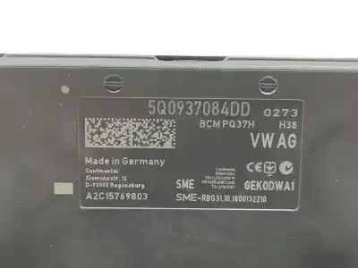 Gebrauchtes Autoersatzteil ELEKTRONISCHES MODUL zum VOLKSWAGEN TIGUAN (AD1, AX1)  OEM-IAM-Referenzen 5Q0937084DD  