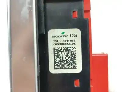 Peça sobressalente para automóvel em segunda mão interruptor 4 piscas - emergência por audi a3 (8p) 1.6 tdi ambiente referências oem iam 8p0927137cg  