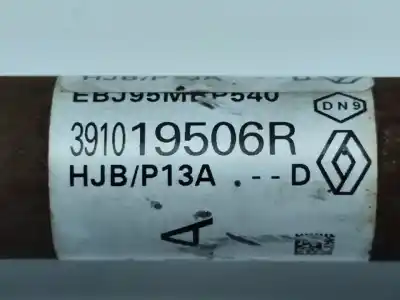 Автозапчасти б/у передняя левая трансмиссия за renault captur ii intens 154 cv / 113 kw ссылки oem iam 391019506r  