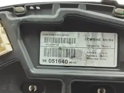 Second-hand car spare part dashboard for citroen c-elysée seduction oem iam references 9805164080  