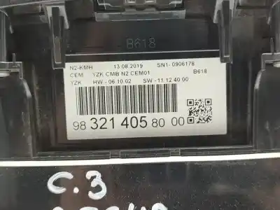 Peça sobressalente para automóvel em segunda mão quadrante por citroen c3 elle referências oem iam 9832140580  