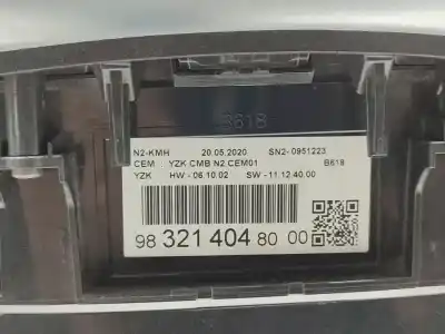 Peça sobressalente para automóvel em segunda mão quadrante por citroen c3 feel referências oem iam 9832140480  