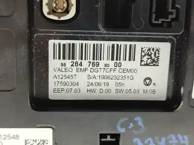 Peça sobressalente para automóvel em segunda mão display gps / multimídia por citroen c3 feel referências oem iam 9828476980  