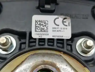 Peça sobressalente para automóvel em segunda mão kit airbag por renault kadjar life referências oem iam 985700230r  