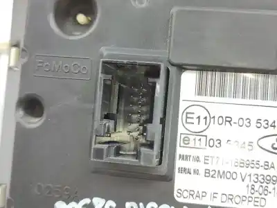 Second-hand car spare part multifunction display for ford fiesta (ccn) titanium oem iam references et7t18b955ba  