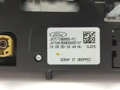 Peça sobressalente para automóvel em segunda mão display gps / multimídia por ford focus st-line referências oem iam jx7118b955fc  