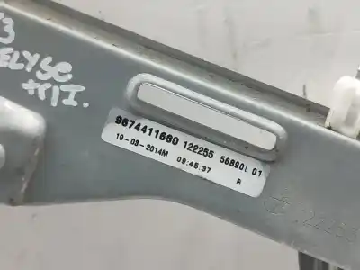 Second-hand car spare part rear left window regulator for citroen c-elysée seduction oem iam references 9674411680  