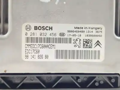 Peça sobressalente para automóvel em segunda mão centralina de motor uce por citroen c4 lim. live edition referências oem iam 0281032456  