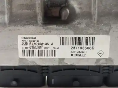 Pezzo di ricambio per auto di seconda mano centralina motore per renault captur dynamique riferimenti oem iam 237103606r  
