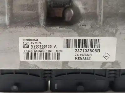 Piesă de schimb auto la mâna a doua unitate de control motor ecu pentru renault captur dynamique referințe oem iam 237103606r  
