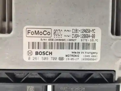Peça sobressalente para automóvel em segunda mão centralina de motor uce por ford fiesta (ccn) sync edition referências oem iam 0261s09700  