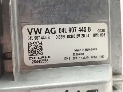 Peça sobressalente para automóvel em segunda mão centralina de motor uce por seat leon (5f1) reference ecomotive referências oem iam 04l907445b  