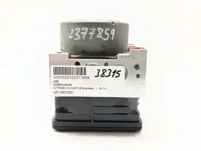 Peça sobressalente para automóvel em segunda mão abs por citroen c4 cactus business referências oem iam 9813805380  