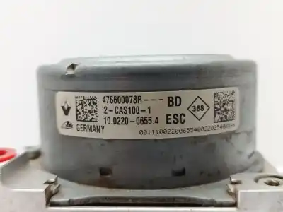Peça sobressalente para automóvel em segunda mão abs por dacia dokker stepway essential referências oem iam 476600078r  