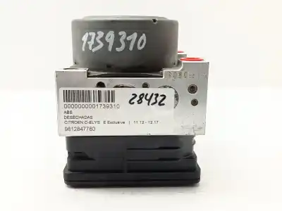 Peça sobressalente para automóvel em segunda mão abs por citroen c-elysée exclusive referências oem iam 9812847780  