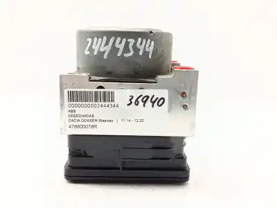 Peça sobressalente para automóvel em segunda mão abs por dacia dokker stepway referências oem iam 476600078r  