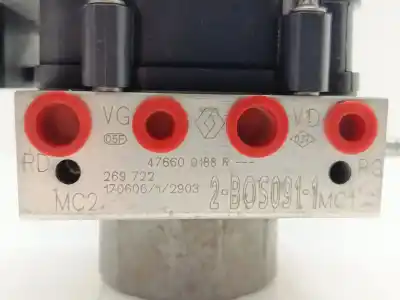 Peça sobressalente para automóvel em segunda mão abs por renault clio iv authentique referências oem iam 476600188r  