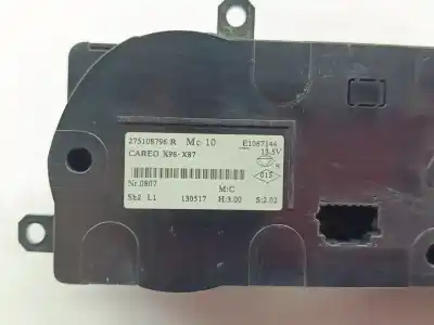 Peça sobressalente para automóvel em segunda mão comando de sofagem (chauffage / ar condicionado) por renault captur dynamique referências oem iam 275108796r  