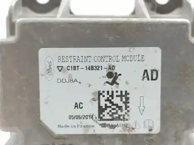 Peça sobressalente para automóvel em segunda mão centralina de airbag por ford fiesta (ccn) titanium referências oem iam c1bt14b321ad  