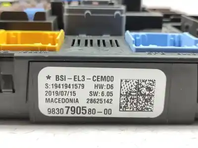Peça sobressalente para automóvel em segunda mão módulo eletrônico por citroen c3 elle referências oem iam 9830790580  