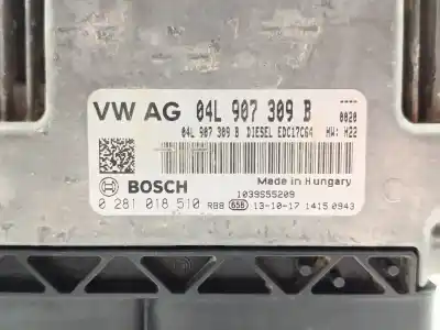 Second-hand car spare part ecu engine control for seat leon (5f1) style oem iam references 0281018510  