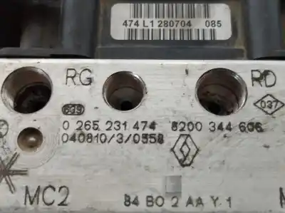 Автозапчасти б/у абс за renault scénic ii (jm0/1_) 1.9 dci (jm0g, jm12, jm1g, jm2c) ссылки oem iam 8200344606  