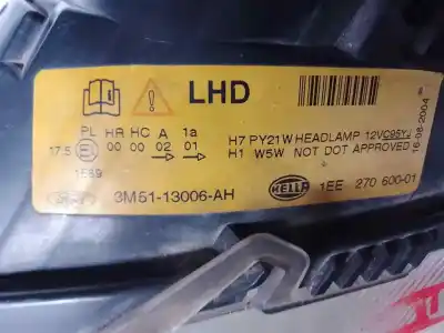 Автозапчастина б/у ліва фара для ford focus c-max (cap) d-g8da посилання на oem iam 3m5113006ah  