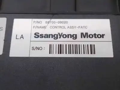 Second-hand car spare part heating / air conditioning control panel for ssangyong kyron d20dt oem iam references 6870008d11hel  