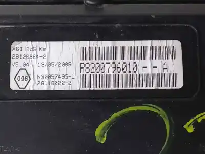 Автозапчасти б/у приборная доска за renault kangoo ii (f/kw0) k9k801 ссылки oem iam p8200796010  
