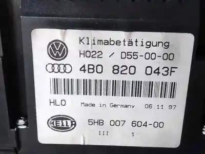 Автозапчасти б/у климат-контроль за audi a6 c5 (4b2) 2.5 tdi ссылки oem iam 4b0820043f  