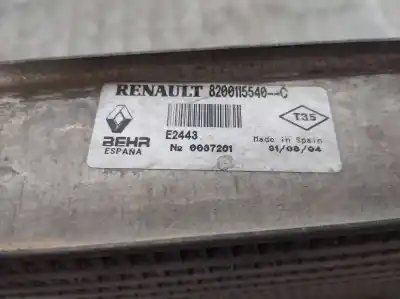 Автозапчасти б/у интеркулер за renault scénic ii (jm0/1_) 1.9 dci (jm0g, jm12, jm1g, jm2c) ссылки oem iam 8200115540  