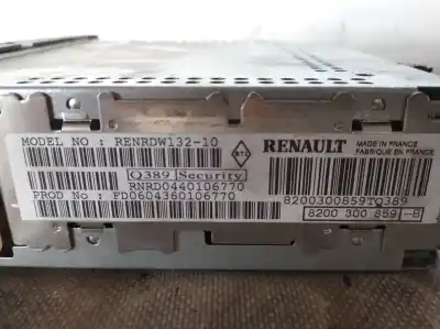 Автозапчастина б/у аудіо система / радіо cd для renault scénic ii (jm0/1_) 1.9 dci (jm0g, jm12, jm1g, jm2c) посилання на oem iam 8200300859  