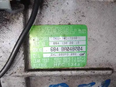 Second-hand car spare part air conditioning compressor for ssangyong kyron d20dt oem iam references 6641300015  