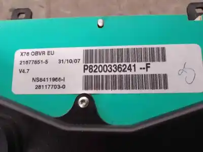 Автозапчасти б/у приборная доска за renault kangoo i (f/kc0) k9k718 ссылки oem iam 8200336241  