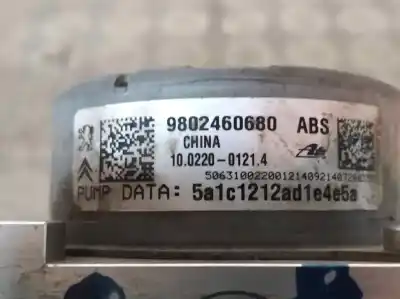 Автозапчастина б/у абс для citroen c3 8h01 посилання на oem iam 9802460680  