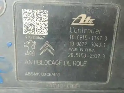 Автозапчастина б/у абс для citroen c3 8h01 посилання на oem iam 9802460680  